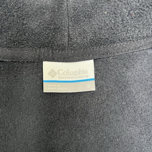 Columbia 1/2 Fleece Sweater Size Small Mens Black Sequoia Grove $60 - Picture 14 of 16